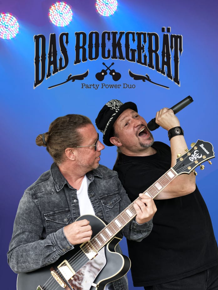Das Rockgerät spielt Partymusik live auf deiner Party in deiner Kneipe überall in NRW